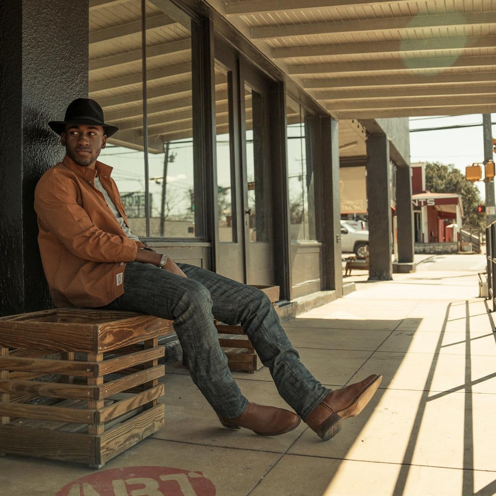Men Ropers | Stetson Rancher Zip Roper Burnished Cognac