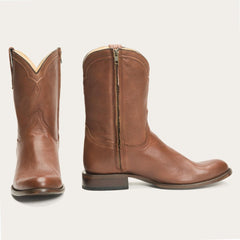 Men Ropers | Stetson Rancher Zip Roper Burnished Cognac