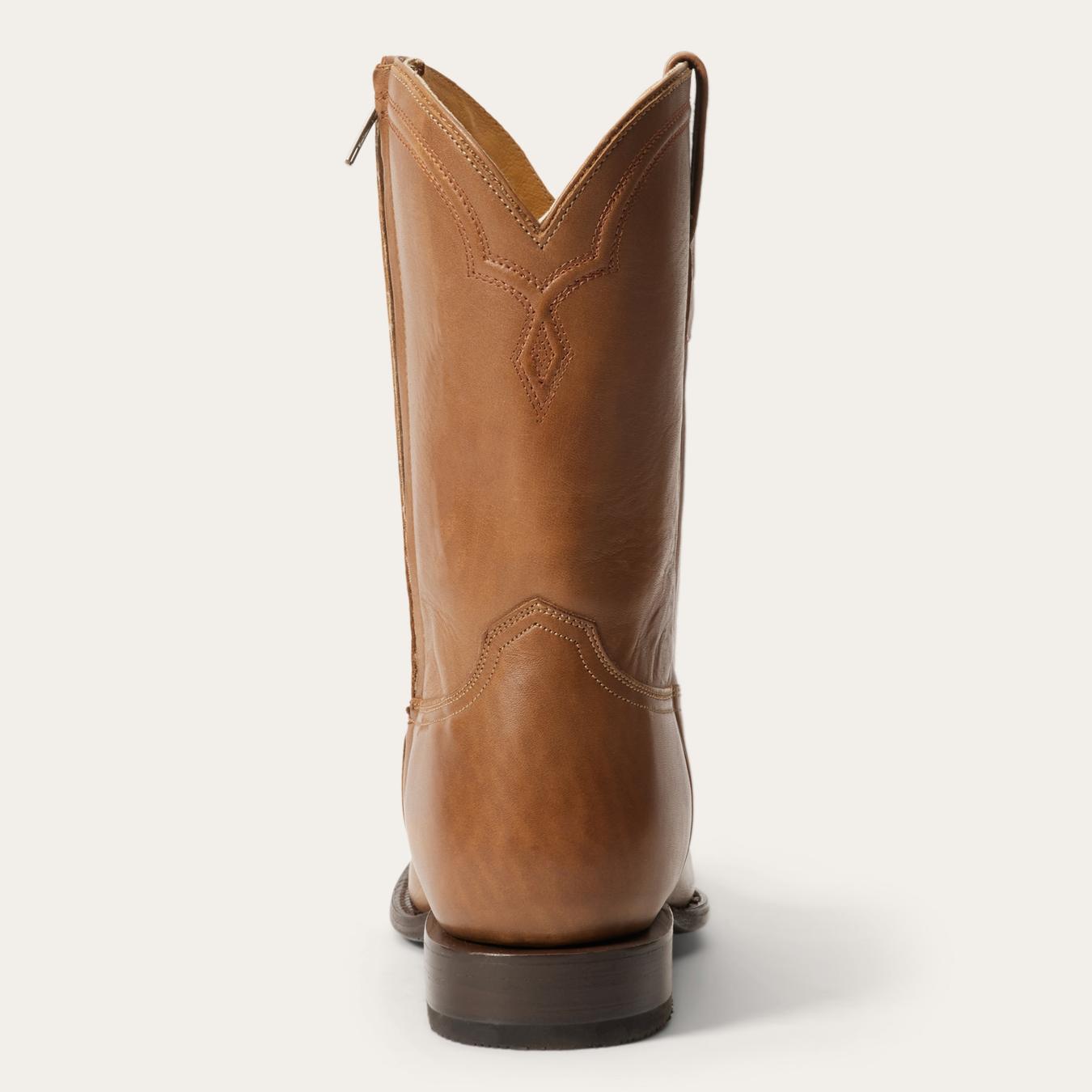 Men Ropers | Stetson Rancher Zip Roper Burnished Tan