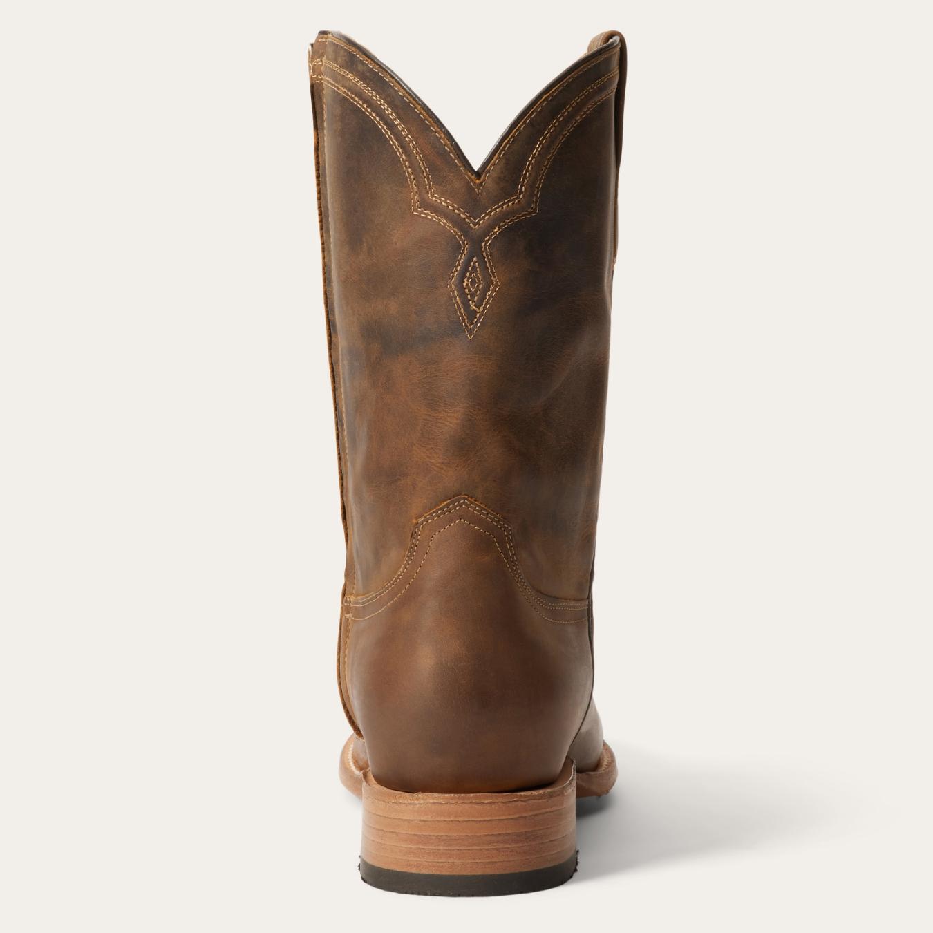 Men Ropers | Stetson Rancher Zip Roper Oiled Brown