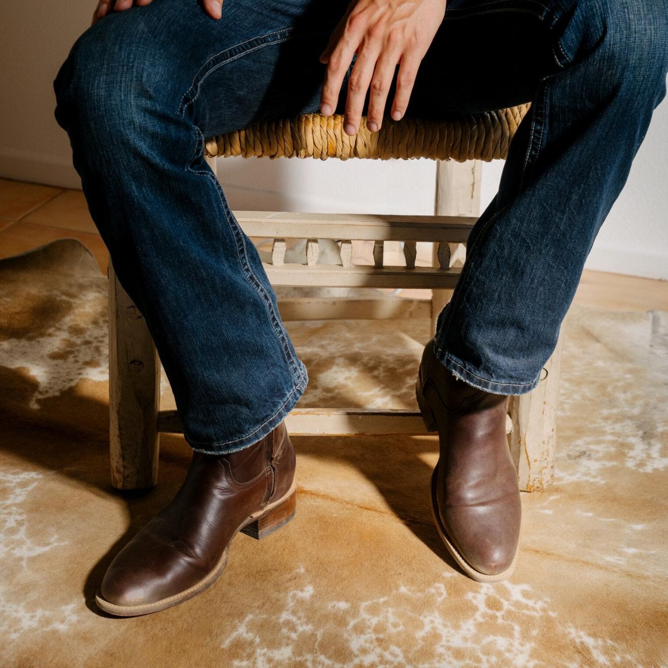 Men Ropers | Stetson Rancher Zip Roper Oiled Oxblood