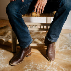 Men Ropers | Stetson Rancher Zip Roper Oiled Oxblood