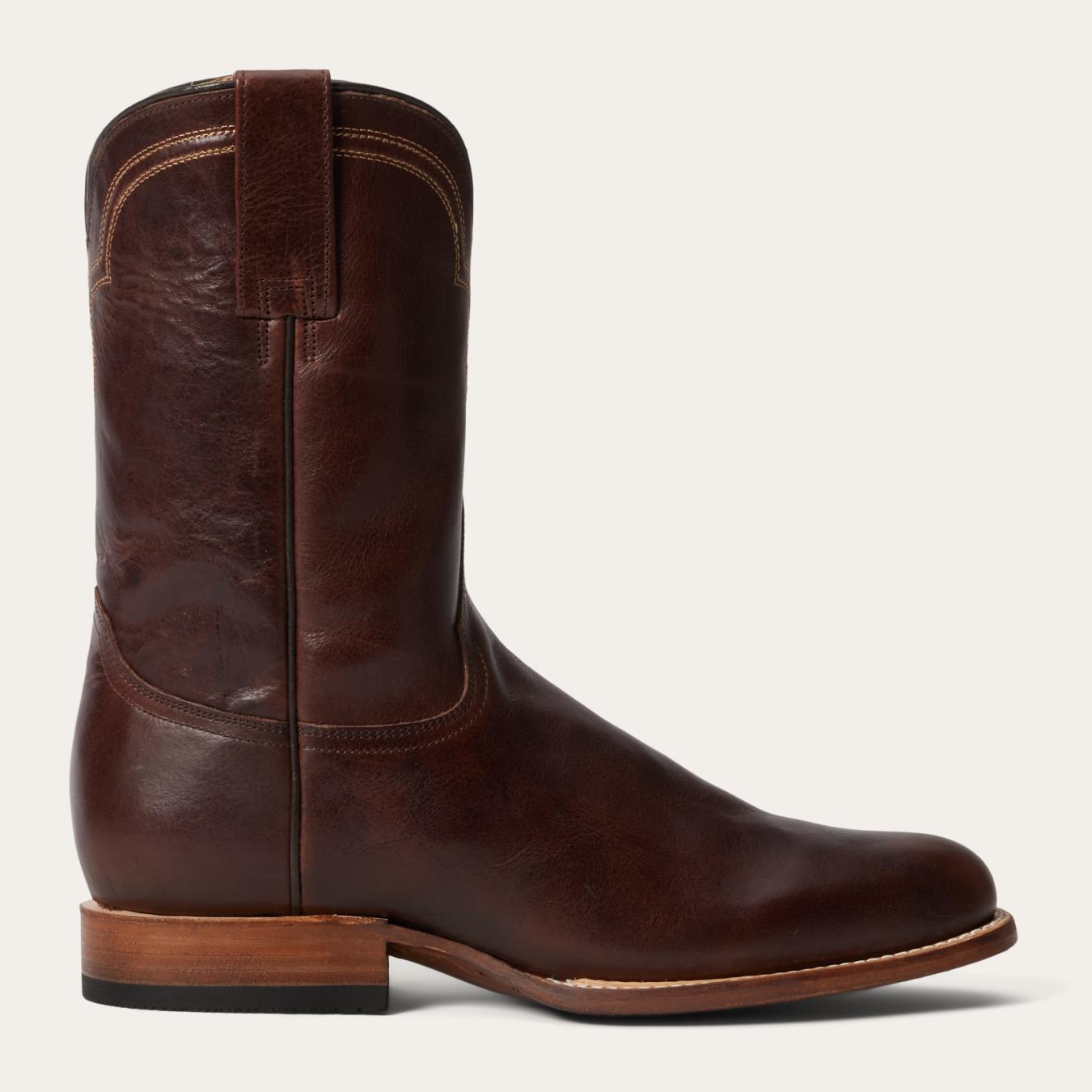Men Ropers | Stetson Rancher Zip Roper Oiled Oxblood