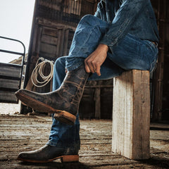 Men Ropers | Stetson Rancher Zip Roper Oiled Walnut