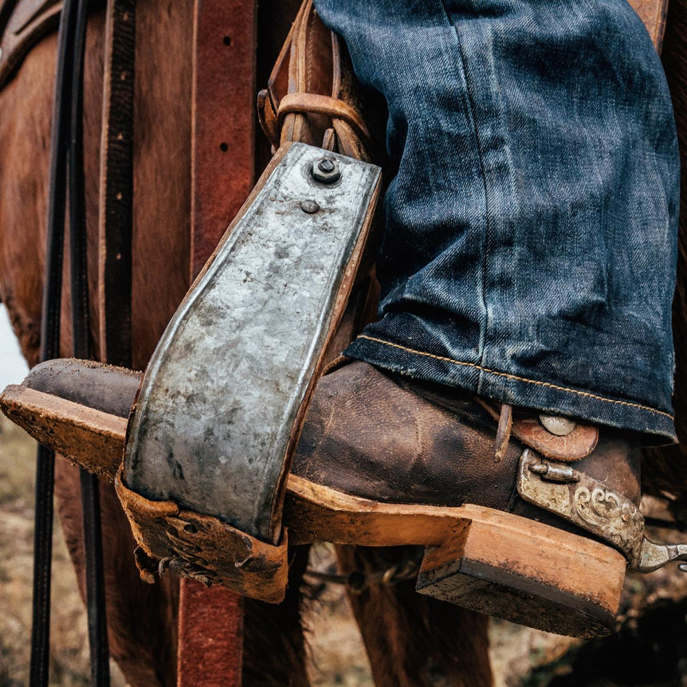 Men Ropers | Stetson Rancher Zip Roper Oiled Walnut
