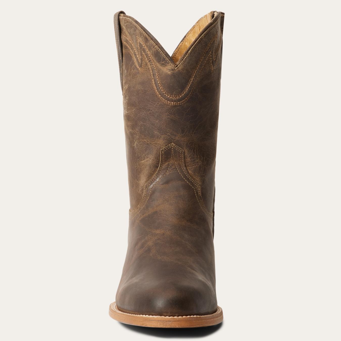 Men Ropers | Stetson Rancher Zip Roper Oiled Walnut