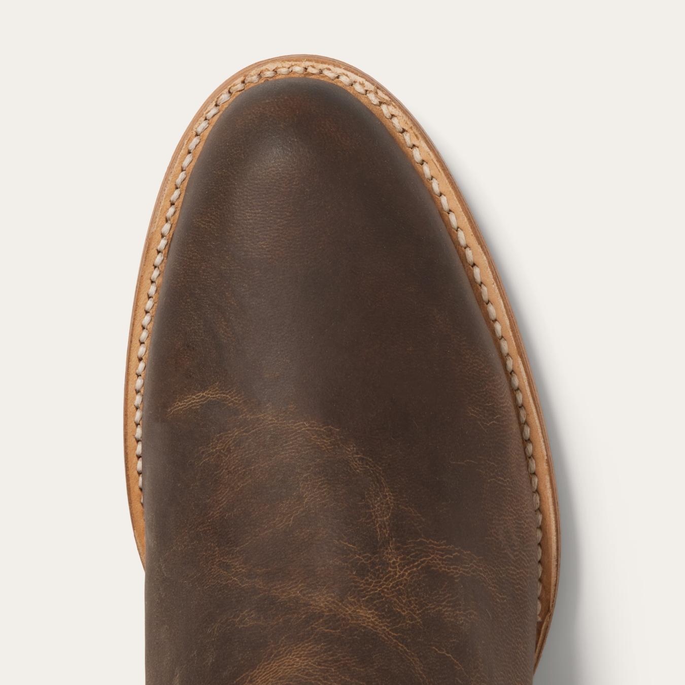 Men Ropers | Stetson Rancher Zip Roper Oiled Walnut