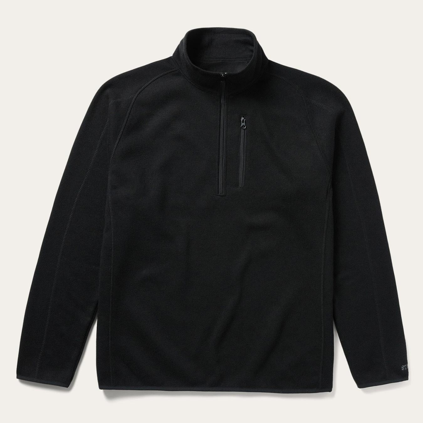 Men Sweaters &amp; Hoodies | Stetson Black Pullover Knit Sweater Black