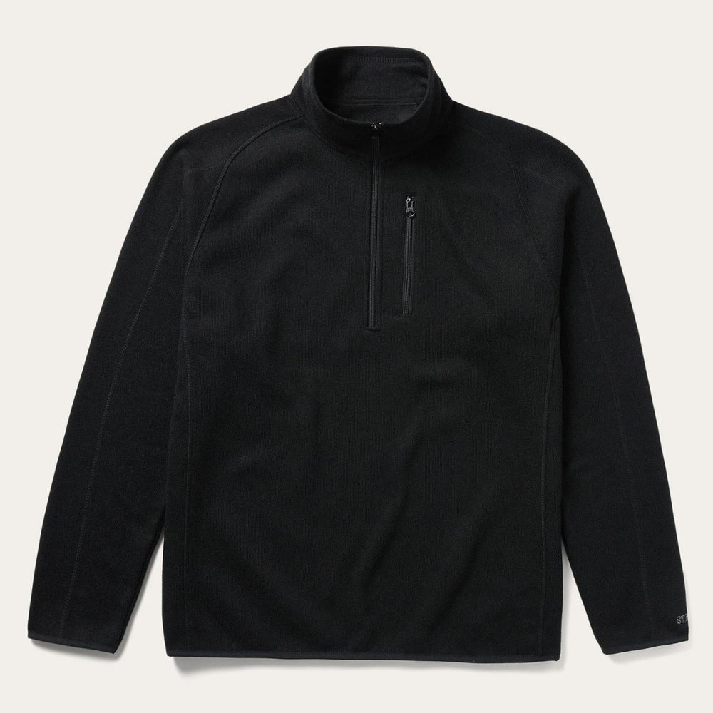 Men Sweaters &amp; Hoodies | Stetson Black Pullover Knit Sweater Black