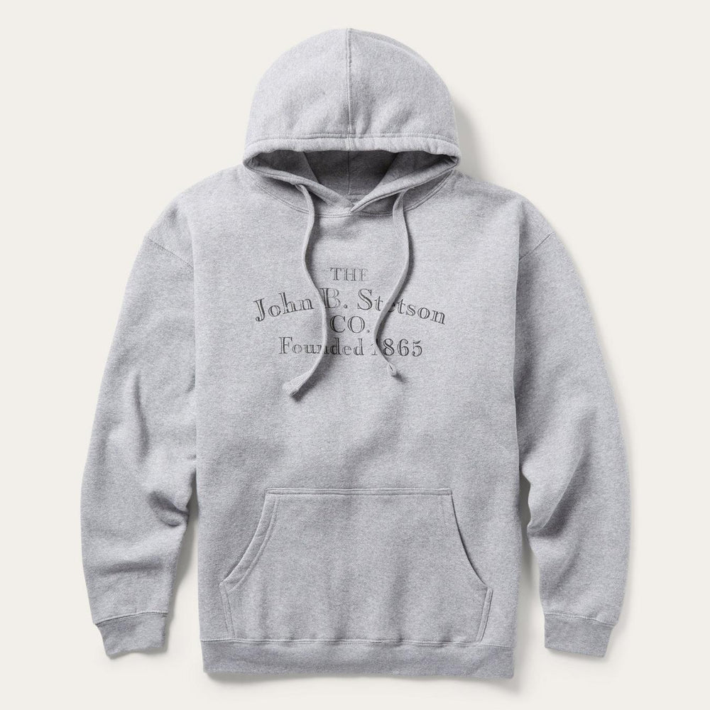 Men Sweaters &amp; Hoodies | Stetson John B. Co. Hooded Sweatshirt Grey