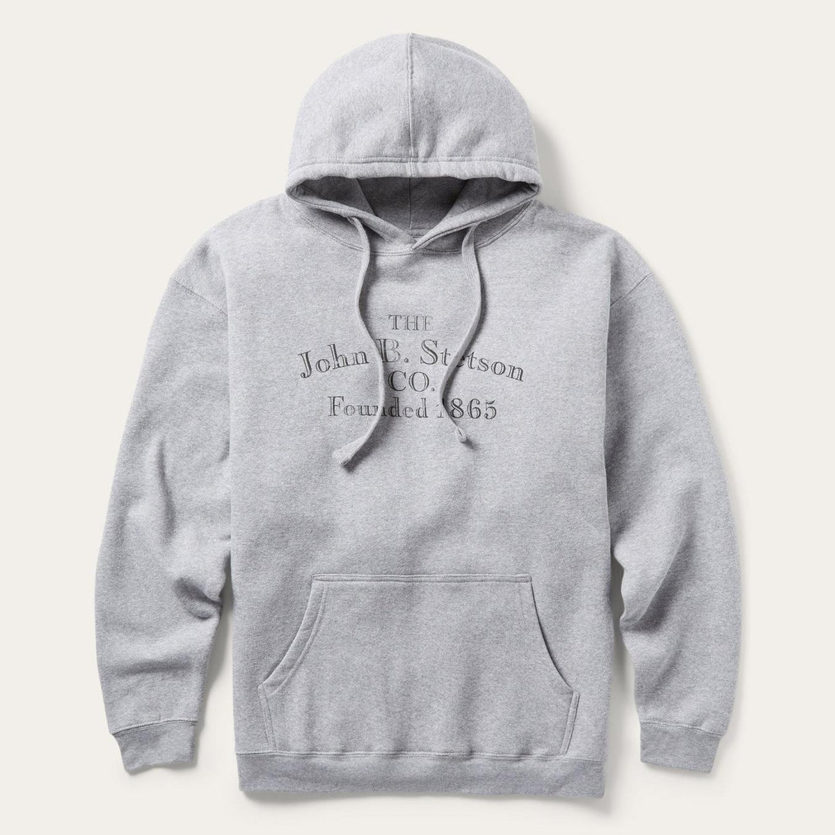 Men Sweaters &amp; Hoodies | Stetson John B. Co. Hooded Sweatshirt Grey
