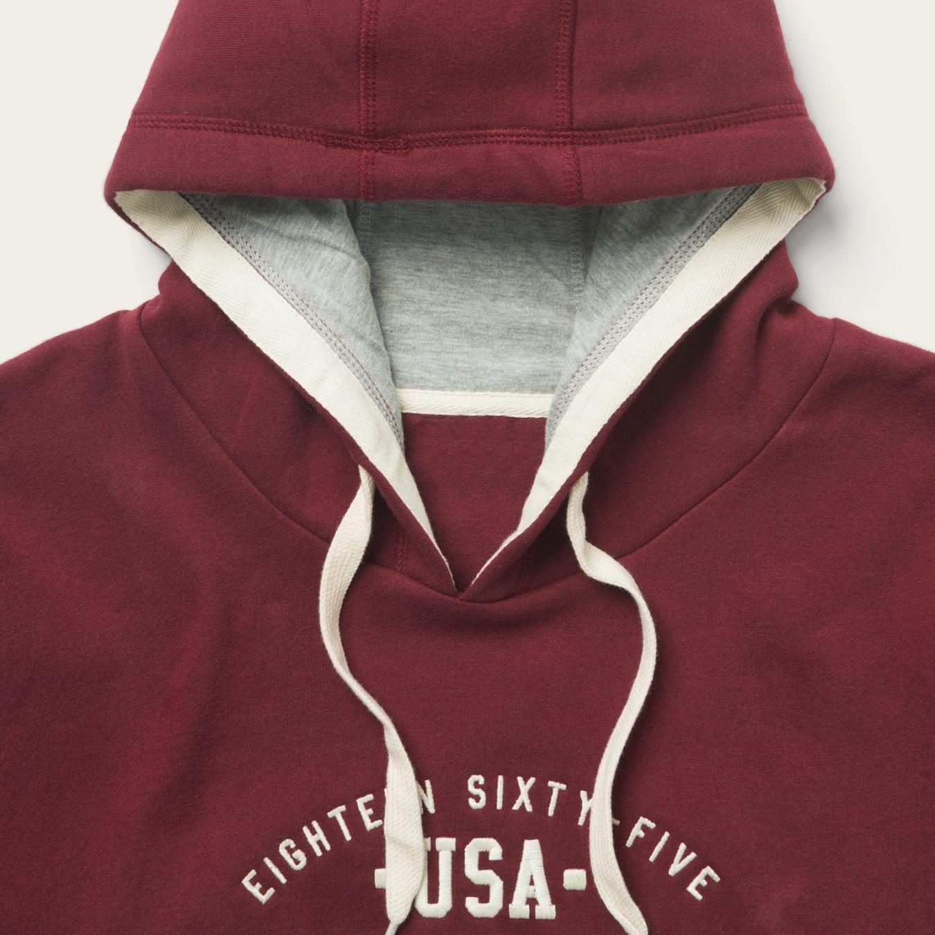 Men Sweaters &amp; Hoodies | Stetson Stetson Hooded Sweatshirt Red