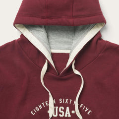 Men Sweaters &amp; Hoodies | Stetson Stetson Hooded Sweatshirt Red