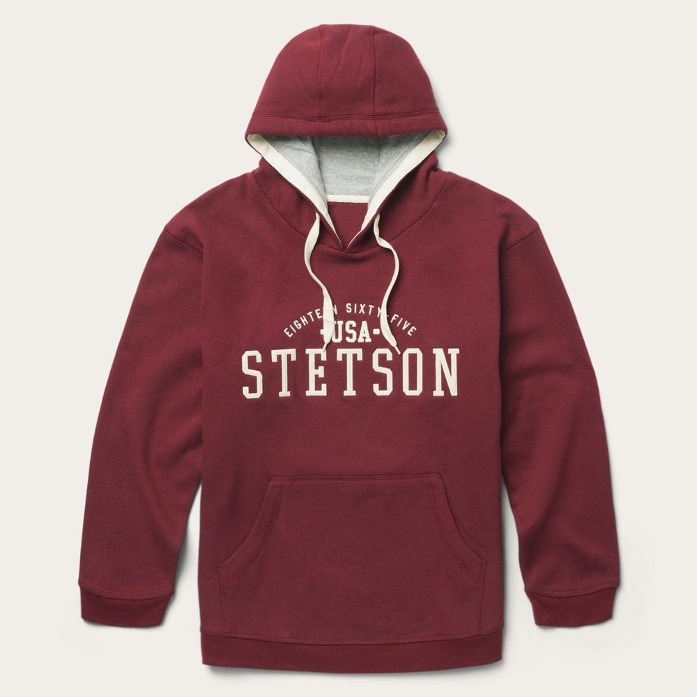 Men Sweaters &amp; Hoodies | Stetson Stetson Hooded Sweatshirt Red