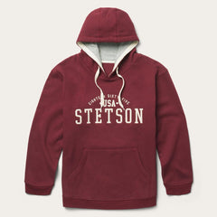 Men Sweaters &amp; Hoodies | Stetson Stetson Hooded Sweatshirt Red