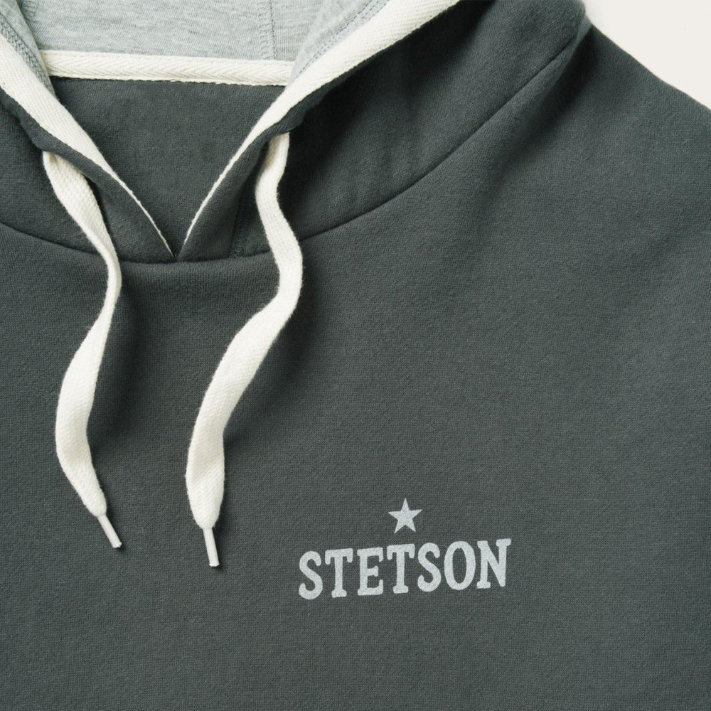 Men Sweaters &amp; Hoodies | Stetson Stetson Hoodie Star Left Chest Blue