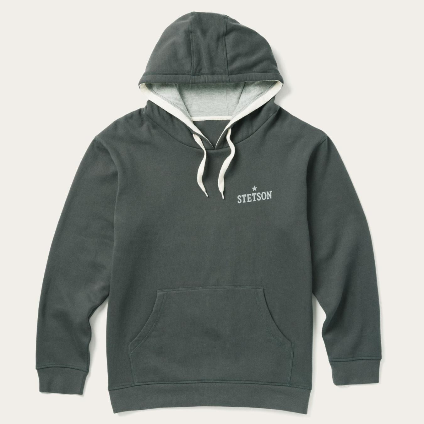 Men Sweaters &amp; Hoodies | Stetson Stetson Hoodie Star Left Chest Blue