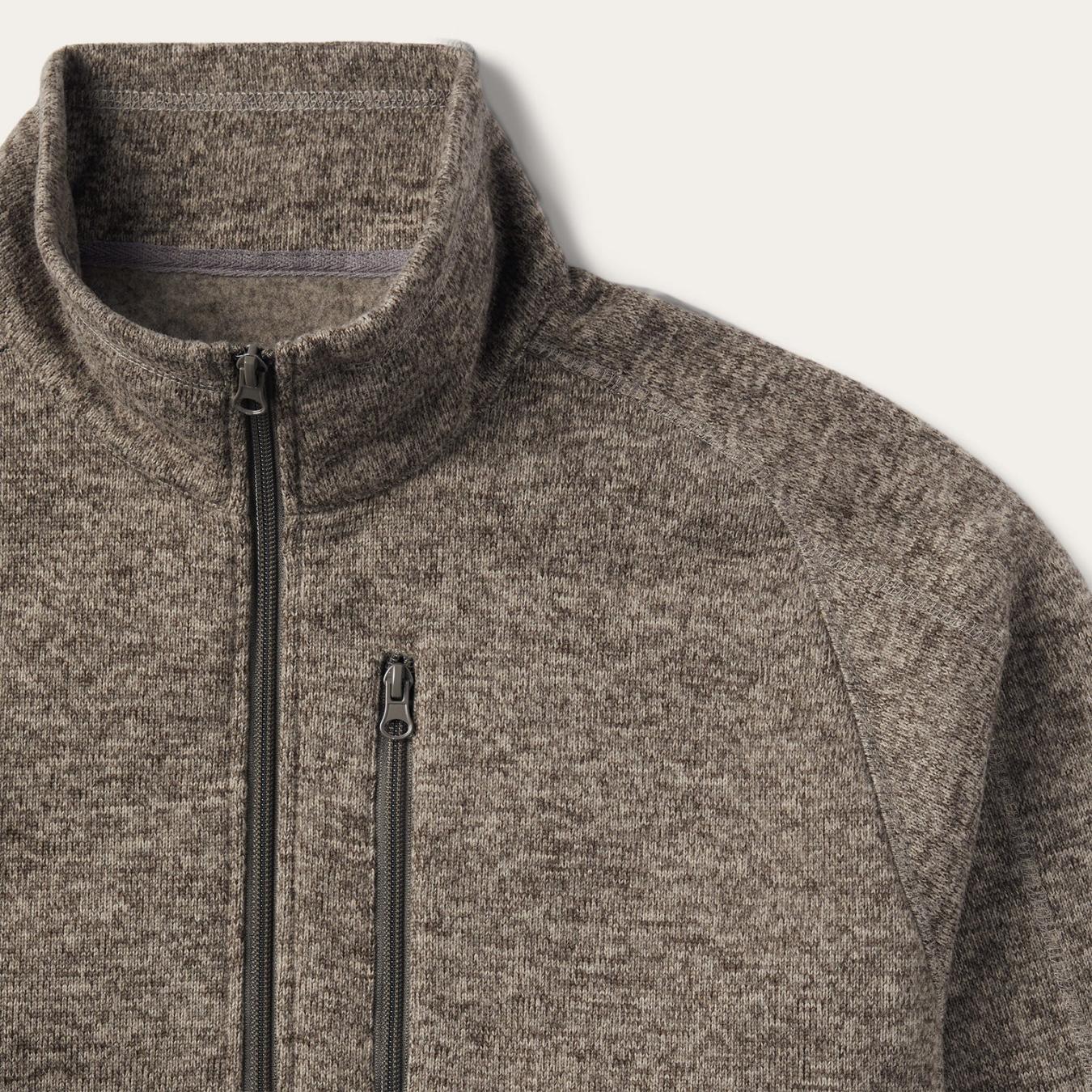 Men Sweaters &amp; Hoodies | Stetson Tan Bonded Knit Sweater Tan