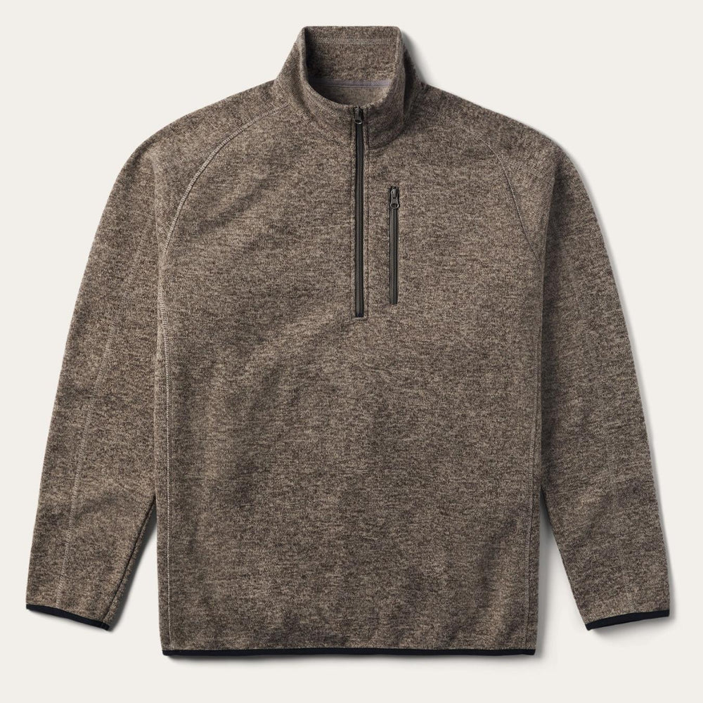 Men Sweaters &amp; Hoodies | Stetson Tan Bonded Knit Sweater Tan