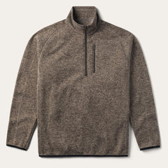 Men Sweaters &amp; Hoodies | Stetson Tan Bonded Knit Sweater Tan