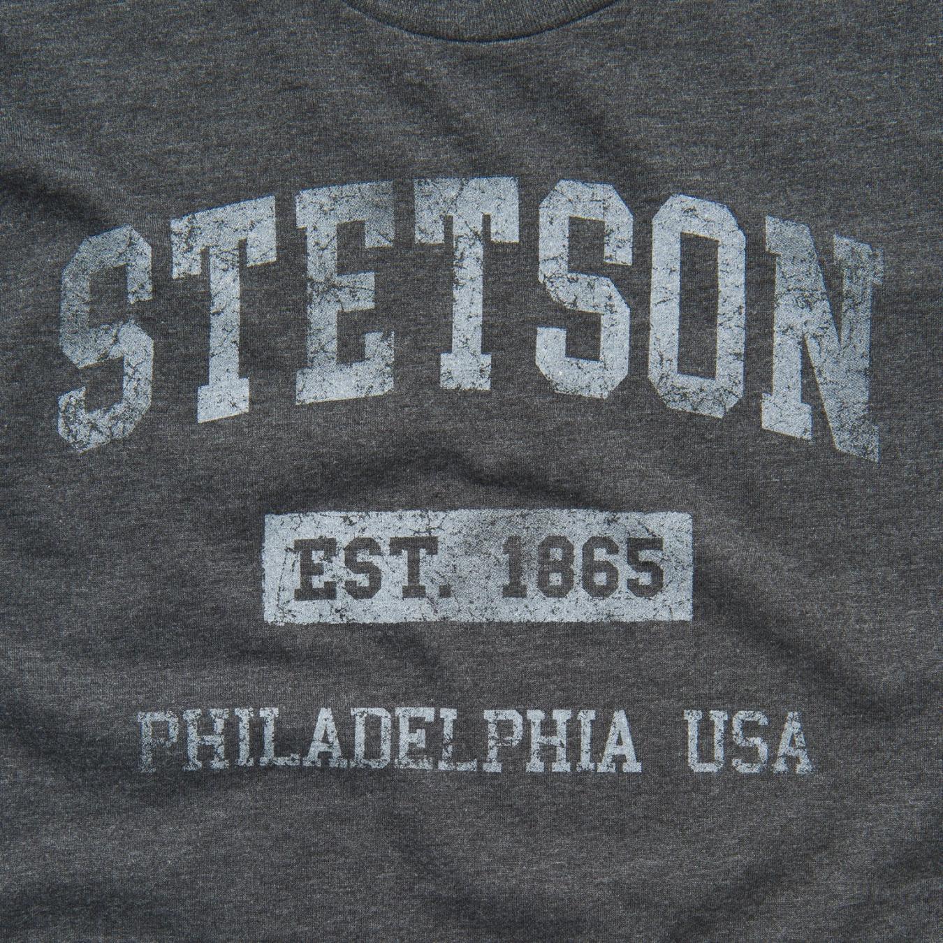 Men Tees | Stetson 1865 Graphic Tee Grey