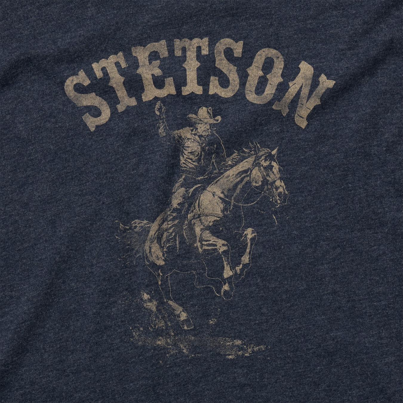 Men Tees | Stetson Bronco Rider Graphic Tee Blue
