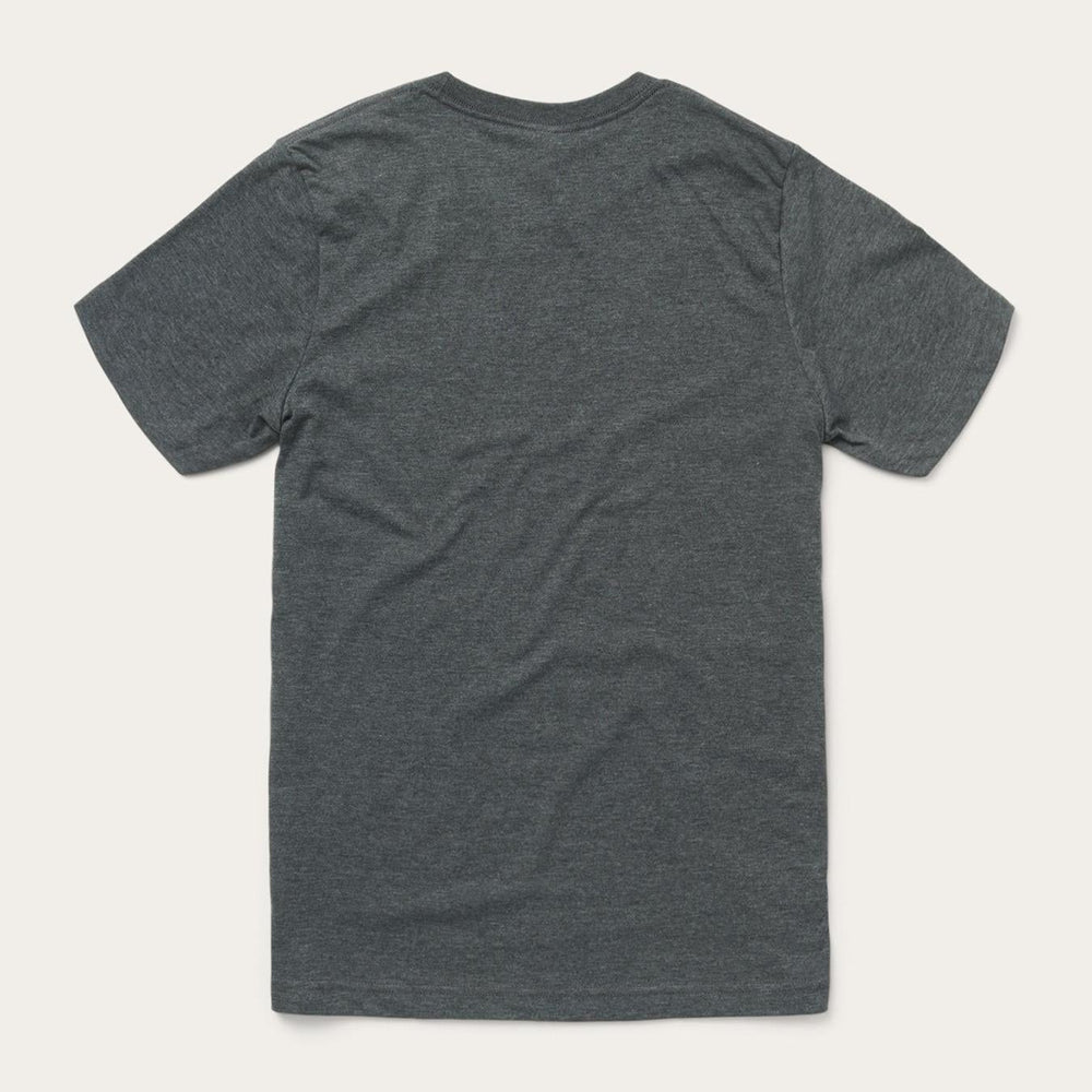 Men Tees | Stetson Longhorn Graphic Tee Grey