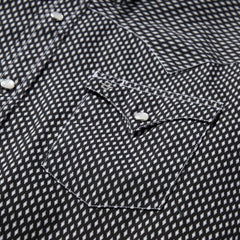Men Western Shirts | Stetson Black Diamond Shirt Black