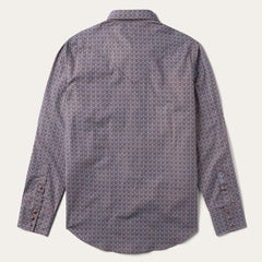 Men Western Shirts | Stetson Chevron Grid Shirt Brown