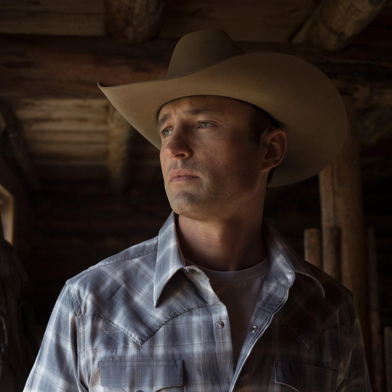 Men Western Shirts | Stetson Dobby Twill Plaid Shirt Brown