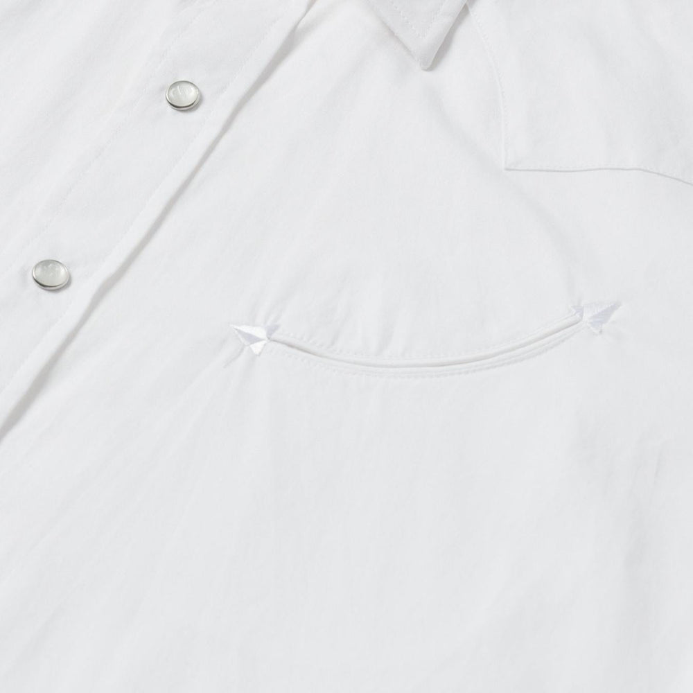 Men Western Shirts | Stetson Pin Point Oxford Shirt White