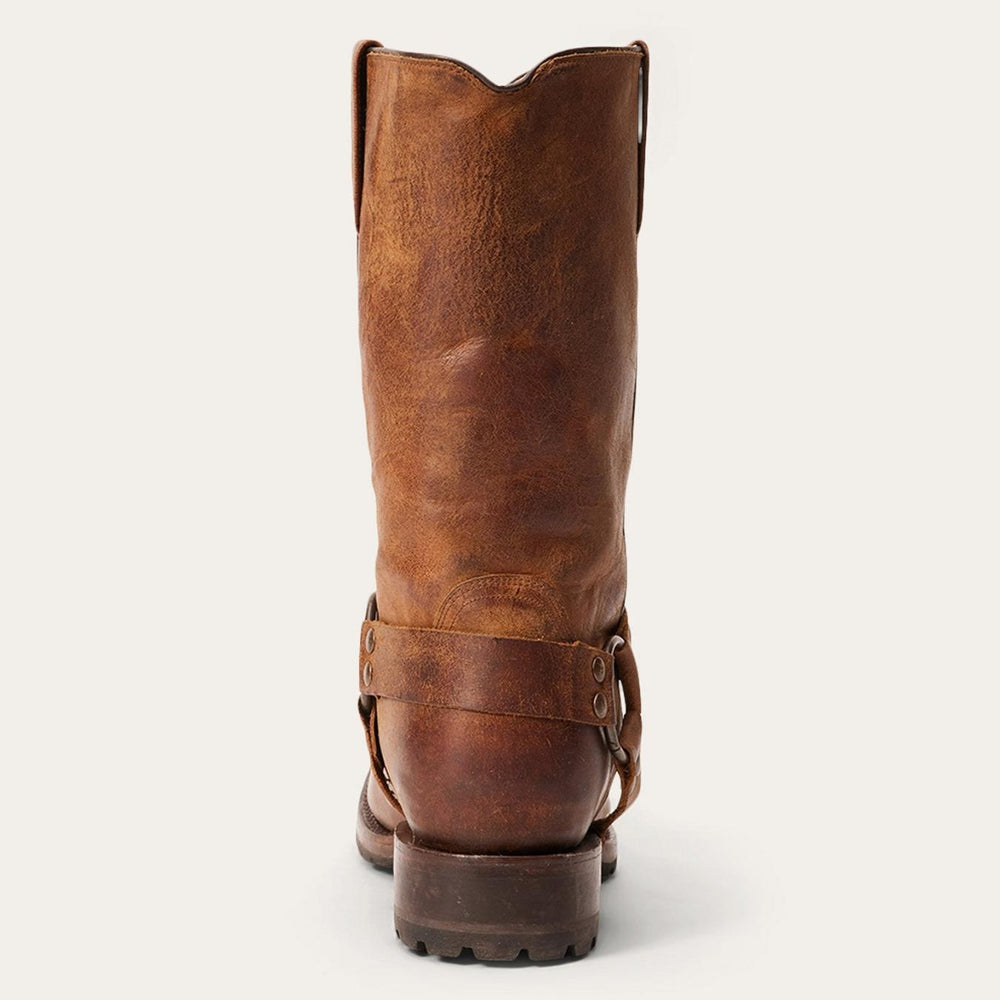 Men Western | Stetson Heritage Harness Boots Oiled Brown