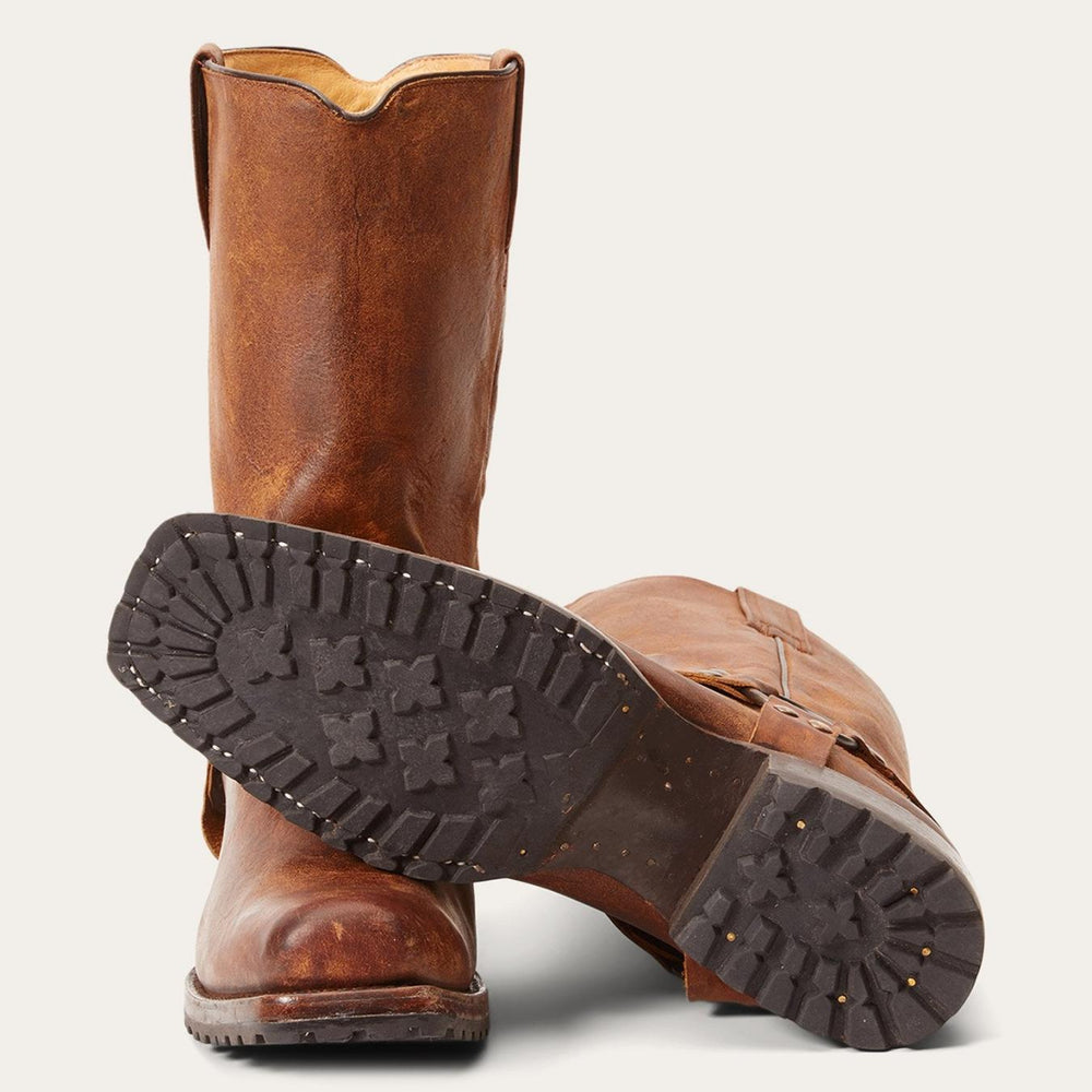 Men Western | Stetson Heritage Harness Boots Oiled Brown
