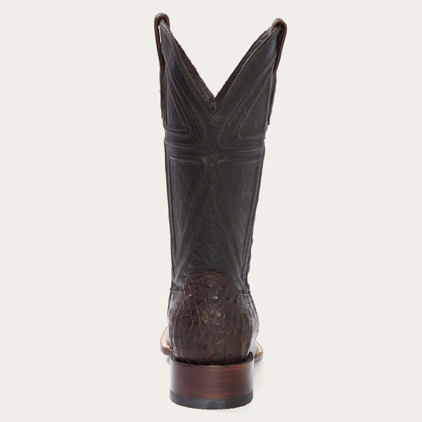 Men Western | Stetson Kaycee Brown Caiman Belly Cowboy Boot Brown
