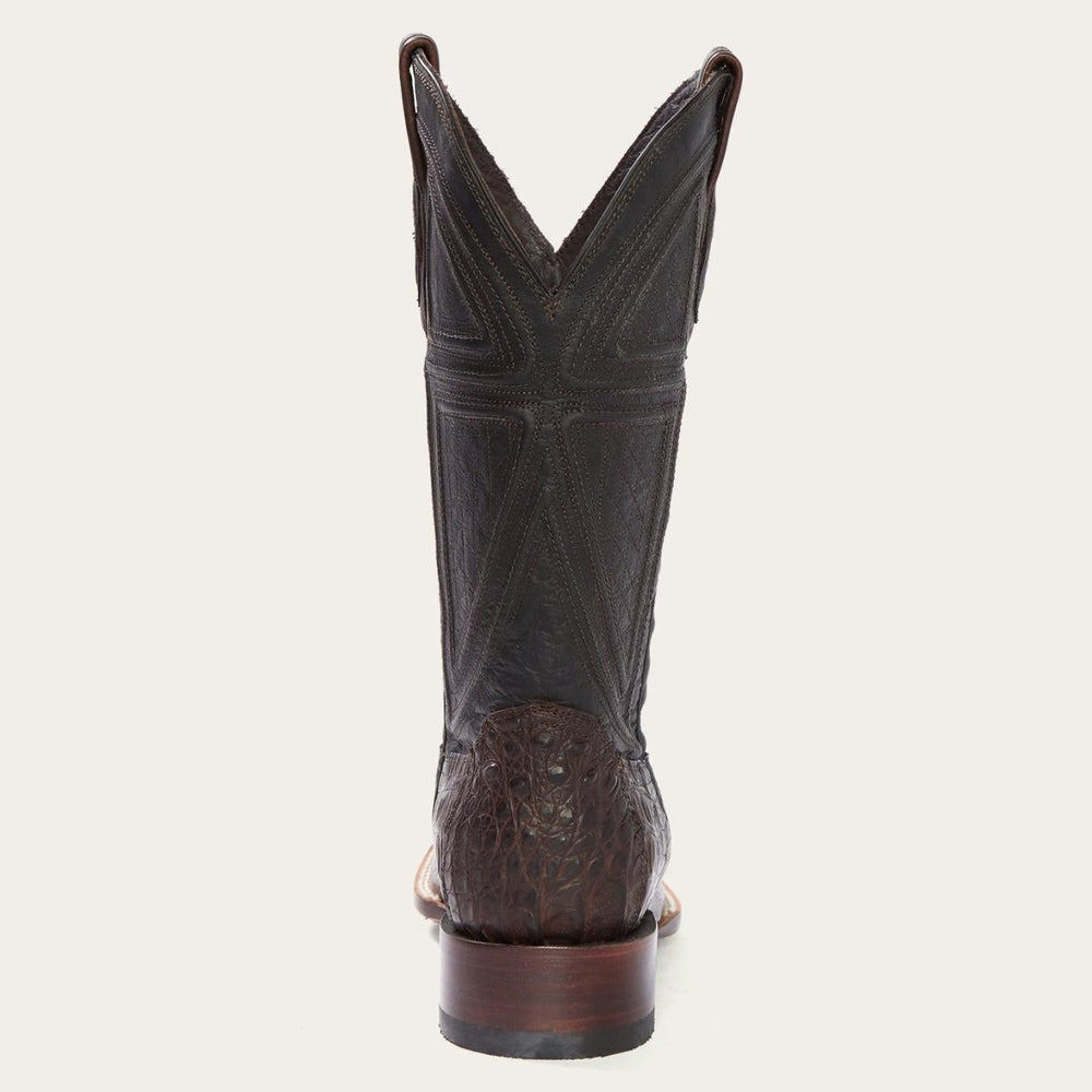 Men Western | Stetson Kaycee Brown Caiman Belly Cowboy Boot Brown