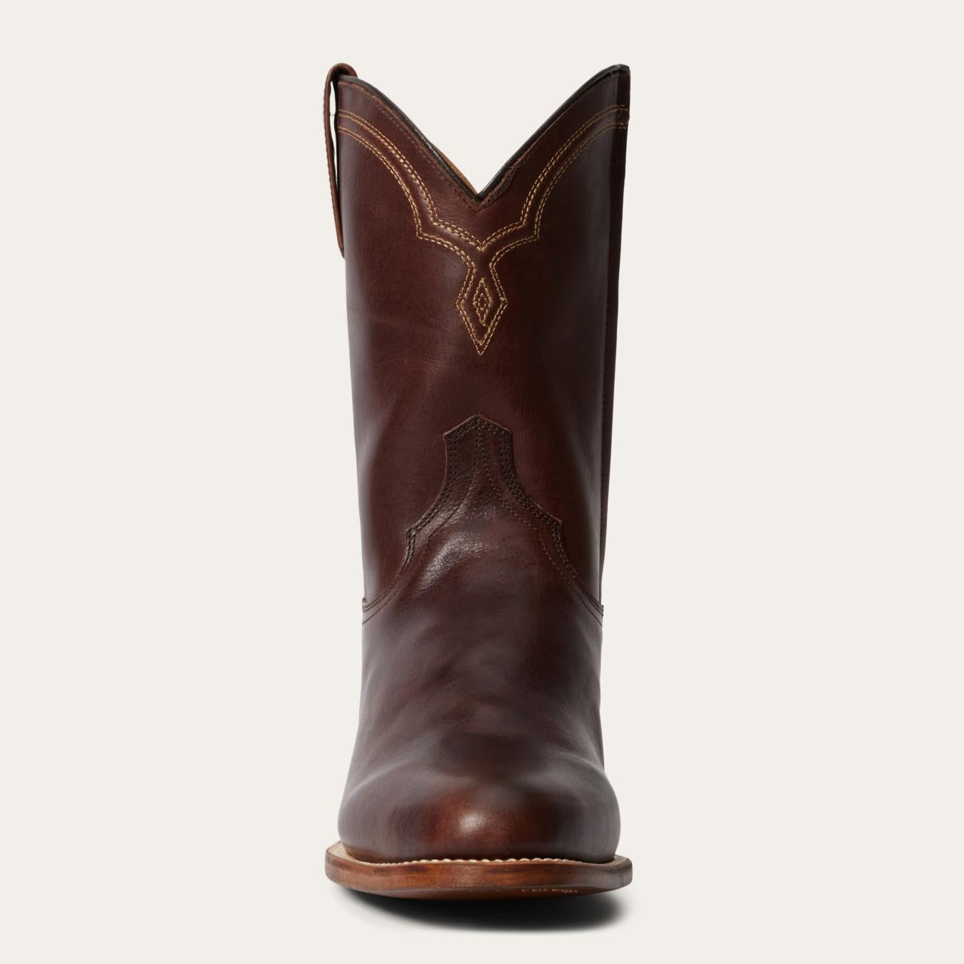 Men Western | Stetson Rancher Zip Roper Oiled Oxblood