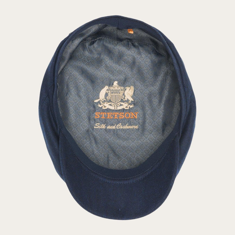Men/Women Caps &amp; Truckers | Stetson Cashmere &amp; Silk Driver Cap Blue