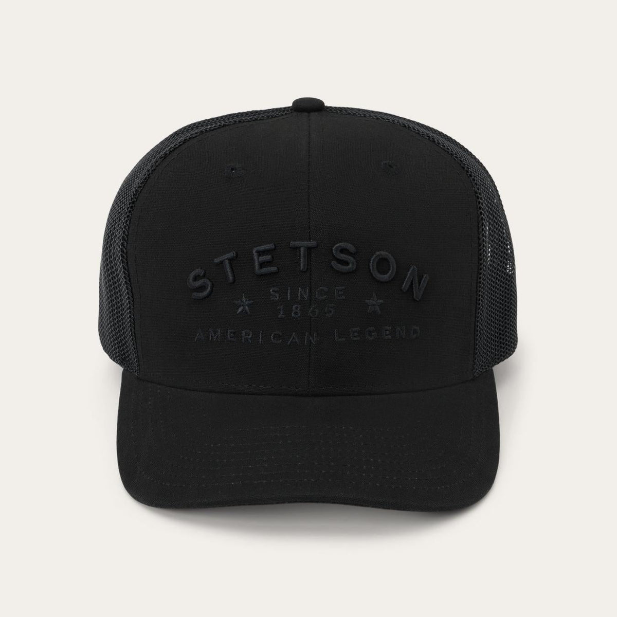 Men/Women Caps &amp; Truckers | Stetson American Legend Trucker Cap Black