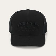 Men/Women Caps &amp; Truckers | Stetson American Legend Trucker Cap Black