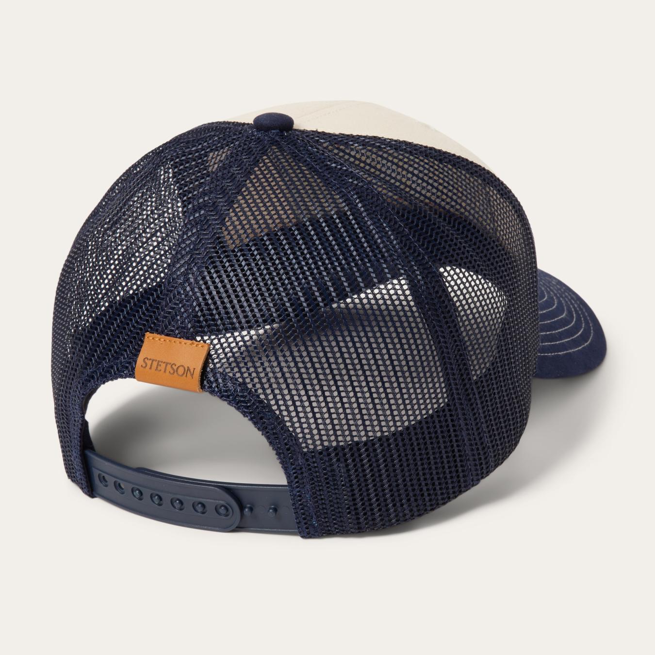 Men/Women Caps &amp; Truckers | Stetson Cream American Heritage Trucker Cap Cream