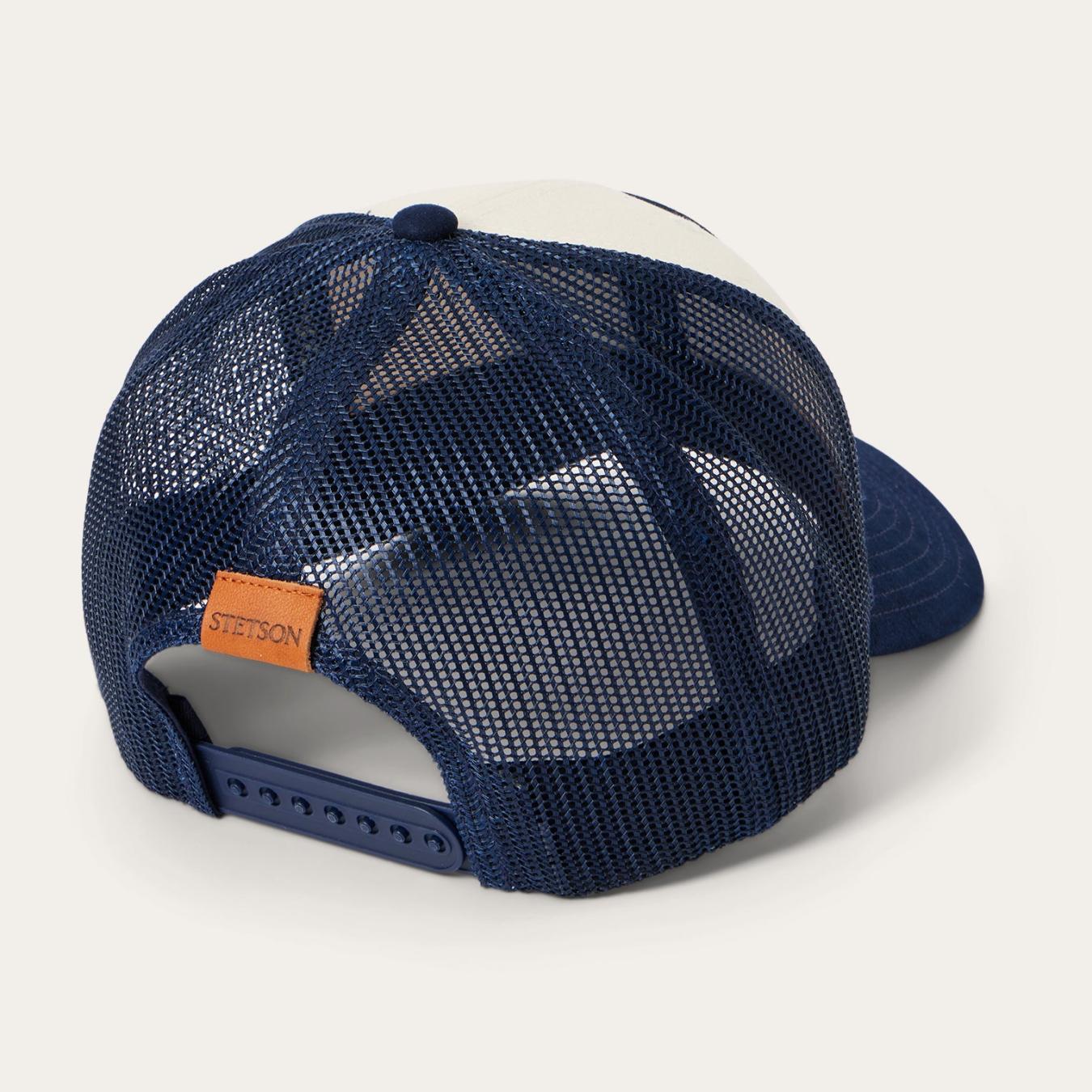 Men/Women Caps &amp; Truckers | Stetson Cream Sunset Trucker Cap Cream