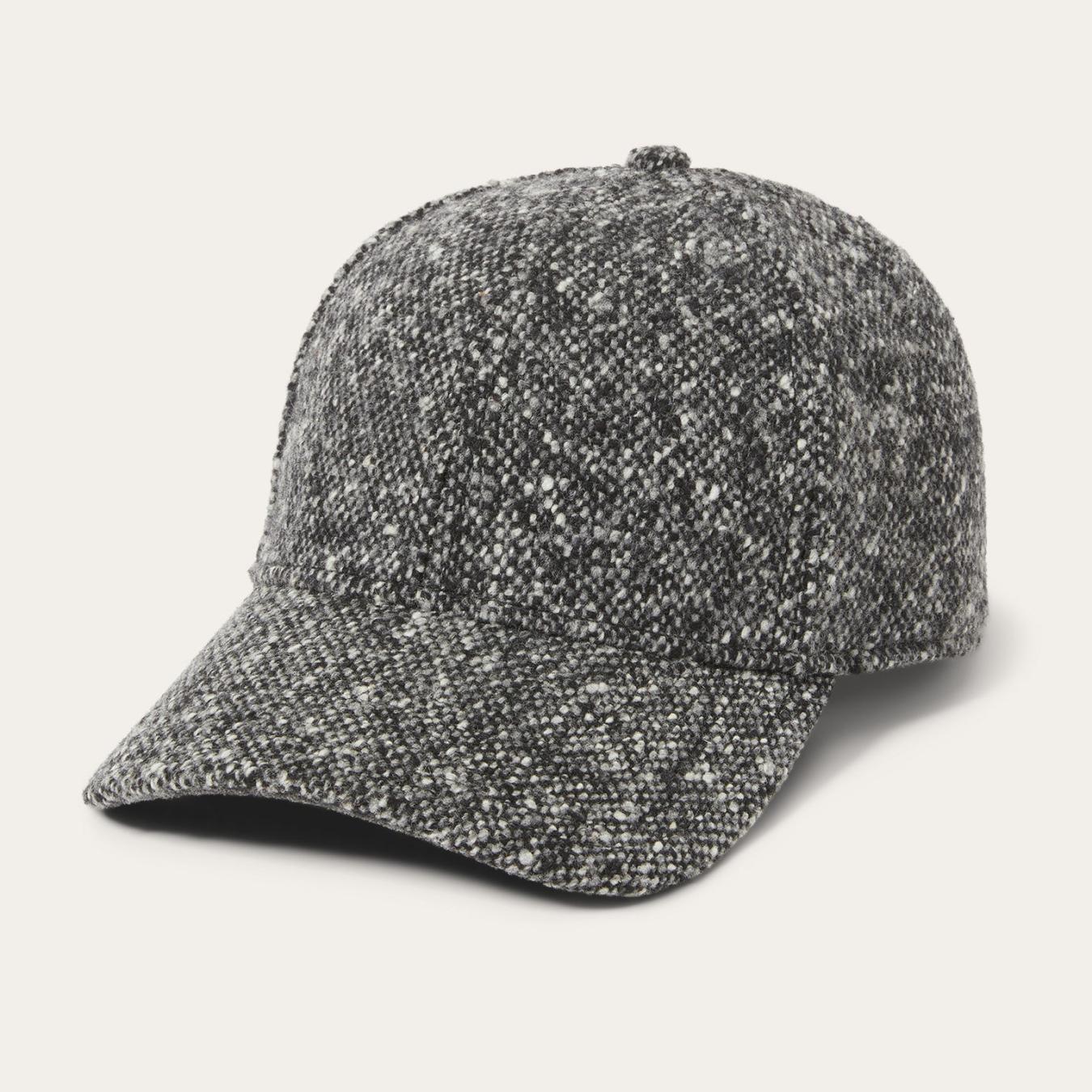 Men/Women Caps &amp; Truckers | Stetson Donegal Wool Baseball Cap Anthracite Donegal