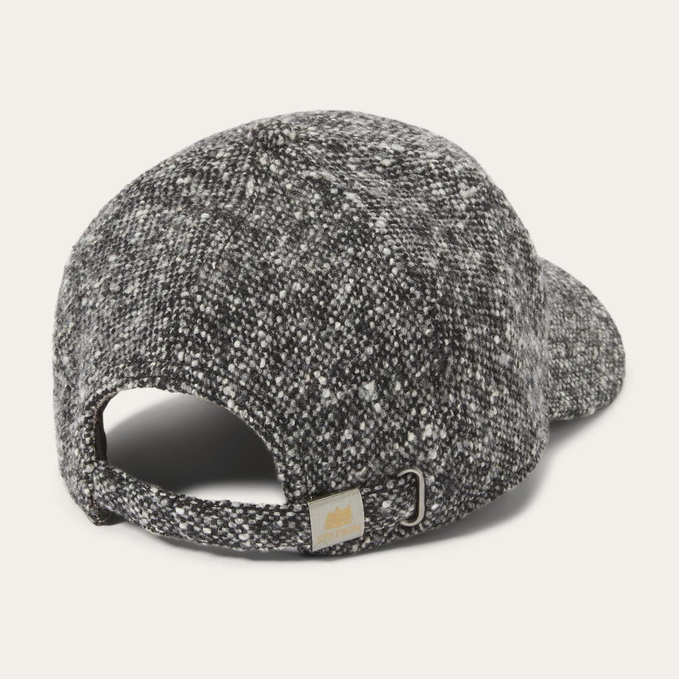 Men/Women Caps &amp; Truckers | Stetson Donegal Wool Baseball Cap Anthracite Donegal