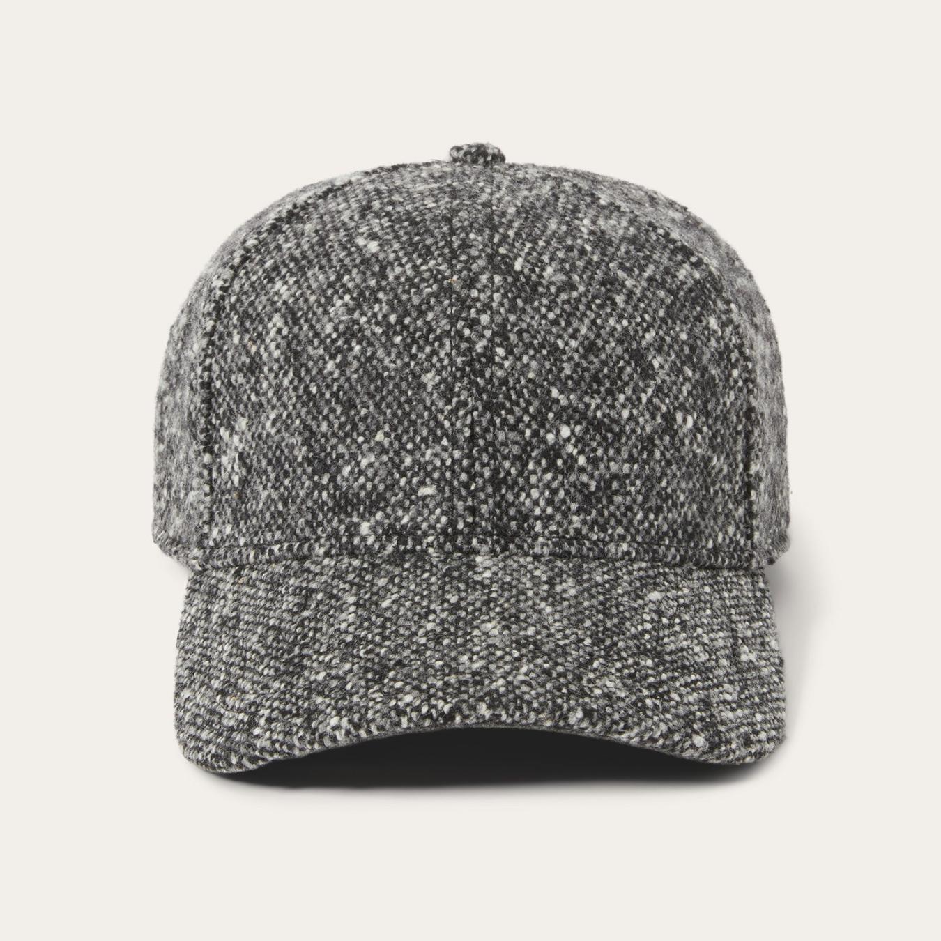 Men/Women Caps &amp; Truckers | Stetson Donegal Wool Baseball Cap Anthracite Donegal