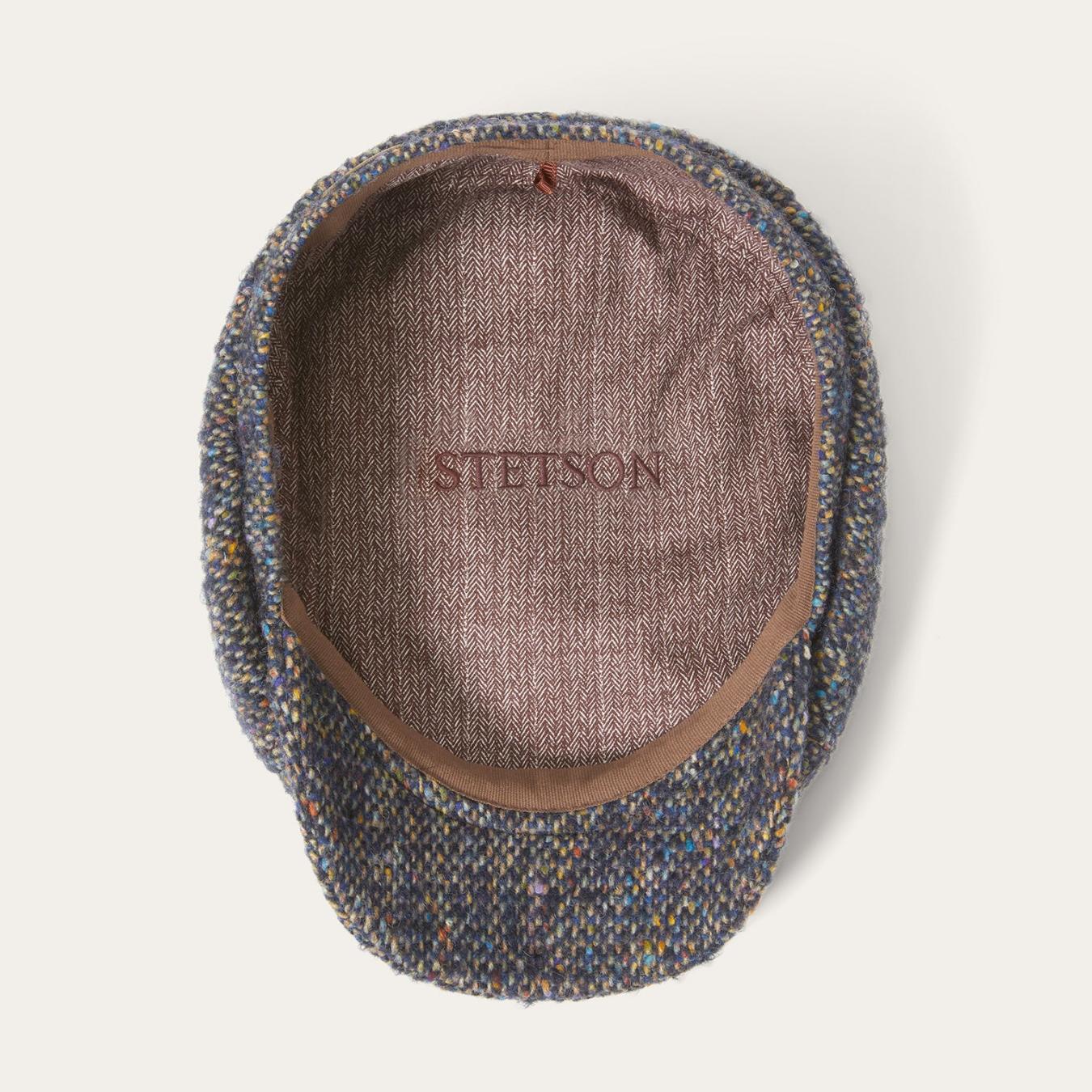 Men/Women Caps &amp; Truckers | Stetson Donegal Wool Hatteras Cap Blue Donegal