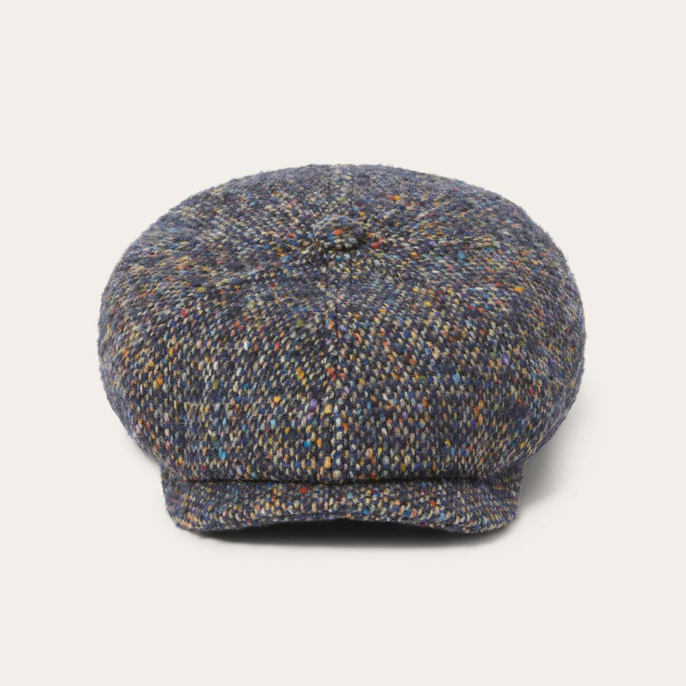 Men/Women Caps &amp; Truckers | Stetson Donegal Wool Hatteras Cap Blue Donegal