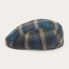 Men/Women Caps &amp; Truckers | Stetson Ivy Virgin Wool Cap Blue Beige Check