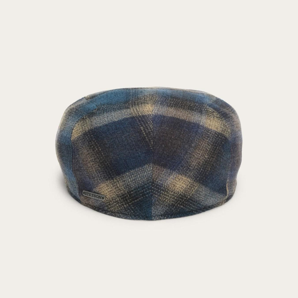Men/Women Caps &amp; Truckers | Stetson Ivy Virgin Wool Cap Blue Beige Check