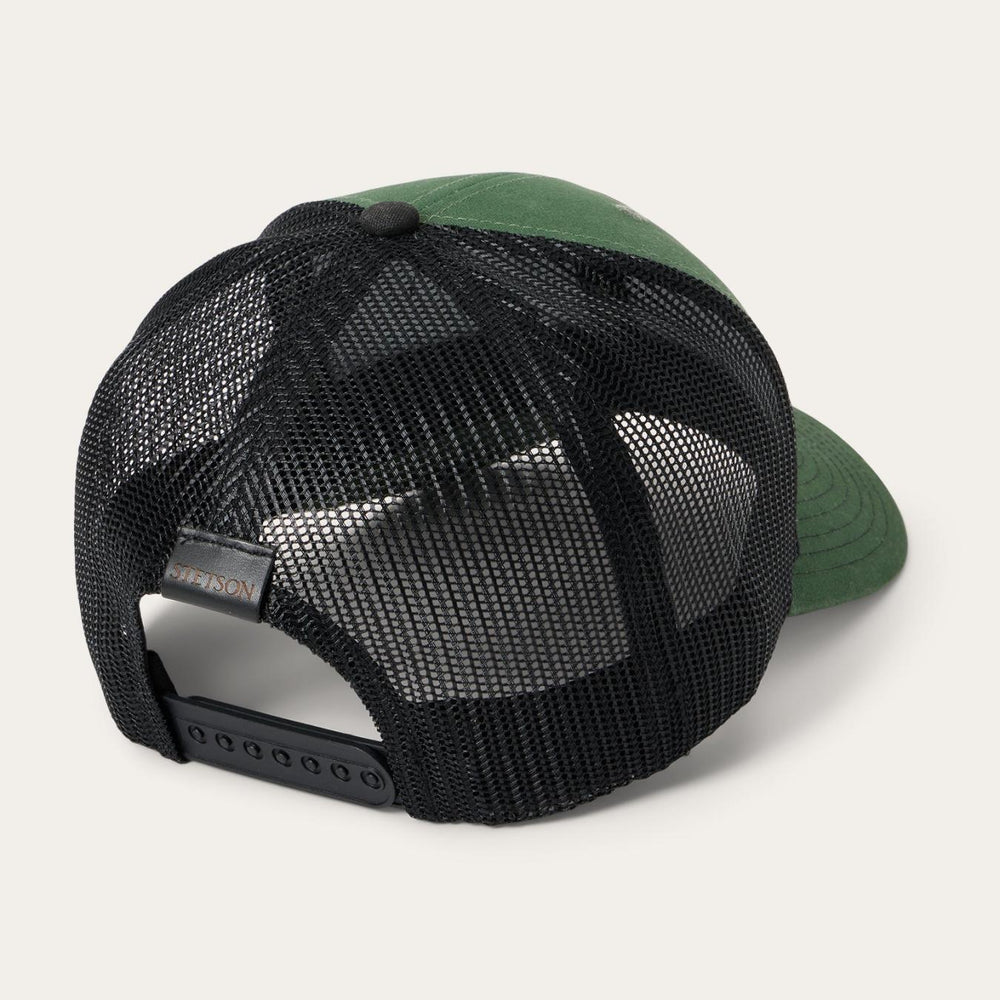 Men/Women Caps &amp; Truckers | Stetson Olive Sunset Trucker Cap Olive