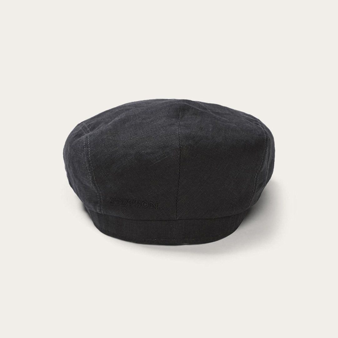 Men/Women Caps &amp; Truckers | Stetson Premium Linen Driver Cap Black